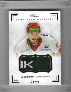 Zahradníček Jan OFS Chance Liga 2018-19 Game Used Memorabilia-stick xx/25 č.ZAH-J